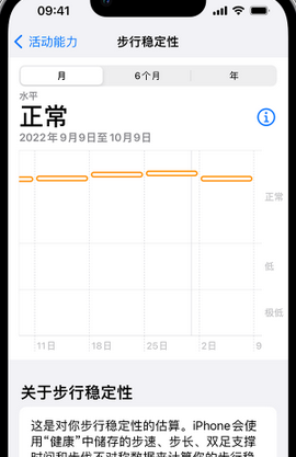 新田iPhone手机维修如何在iPhone开启'步行稳定性通知'