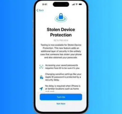 新田苹果授权维修店分享被盗设备保护功能开启方法 