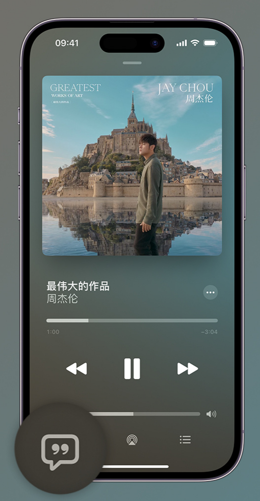 新田iphone维修分享如何在iPhone上使用Apple Music全新唱歌功能 